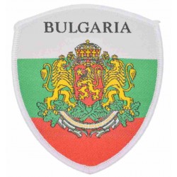 Бродирана нашивка - бродирана емблема за пришиване със знамето и герба на България