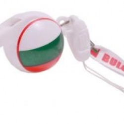 Сувенирна свирка със знаме на България