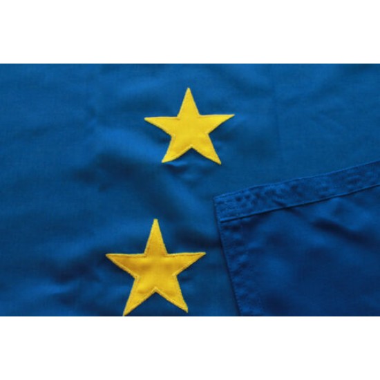 Знаме на Европейски съюз 129/215 см. с апликирани звезди за екстремни външни условия