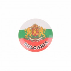 Сувенирна значка с герб на България и надпис