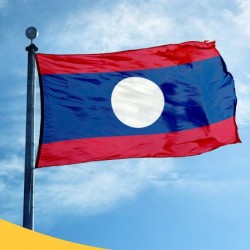 Знаме на Лаос