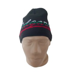 Черна плетена шапка с надпис Bulgaria Черна плетена шапка с надпис Bulgaria