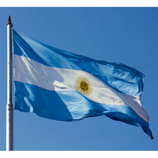 Знаме на Аржентина за външни условия