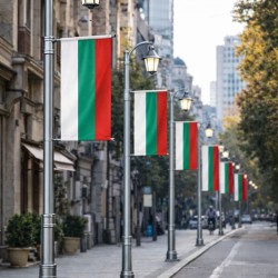 Стойка за фасадно знаме за уличен стълб