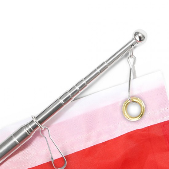 Телескопична дръжка за знаме - 200 см.