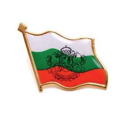 Значка българско знаме с герб