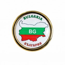 Значка с карта на България