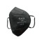 Защитна черна петслойна маска/респиратор за лице тип FFP2 / N95 с CE сертификат 2834