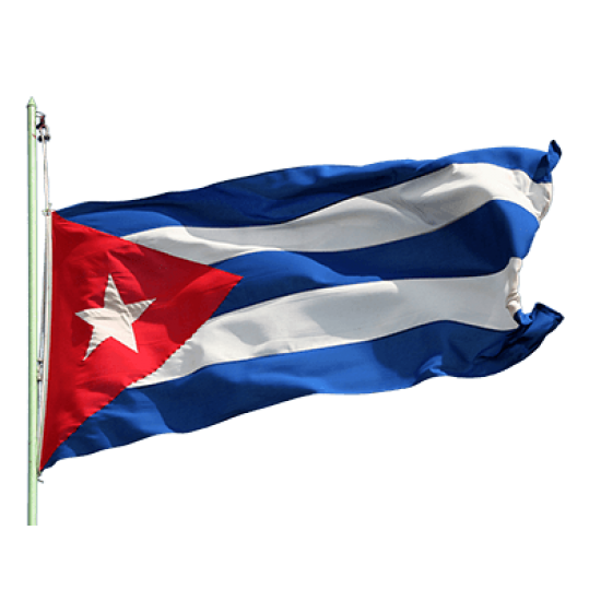 Знаме на Куба за външни условия