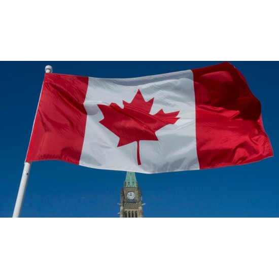 Знаме на Канада печат