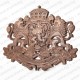 Герб на България ажурна дърворезба