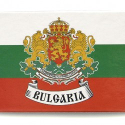 Магнитна пластинка с герб и надпис Магнитна пластинка с герб и надпис