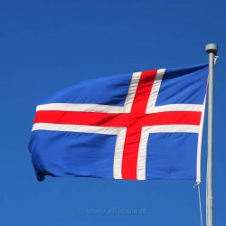 Знаме на Исландия за външни условия