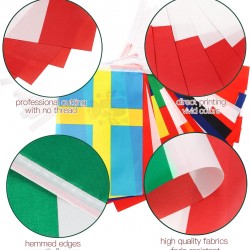 Гирлянд с 28 знамена на страните членки на ЕС на лента 