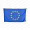 Знаме на Европейски съюз 70/120 см. с напечатани звезди за външни условия