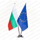 Двойна настолна стойка от хром-никел Двойна настолна стойка от хром-никел