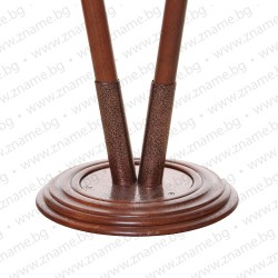 Интериорна стойка за зала за две знамена  Интериорна стойка за зала за две знамена