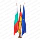 Интериорна стойка за зала за три знамена Интериорна стойка за зала за три знамена