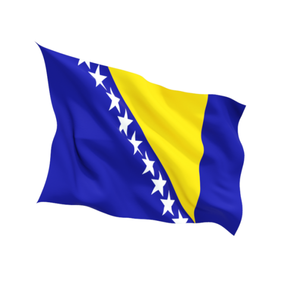 Знаме на Босна и Херцеговина за външни условия