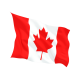 Знаме на Канада двустранна апликация