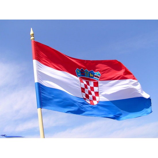 Знаме на Хърватия за външни условия