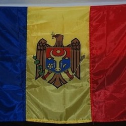 Знаме на Молдова за външни условия Знаме на Молдова за външни условия