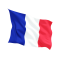 Знаме на Франция за външни условия