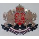 Ажурен метален герб на България за стена 