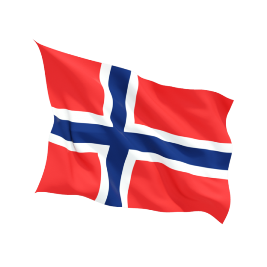 Знаме на Норвегия печат за външни условия