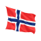 Знаме на Норвегия печат за външни условия