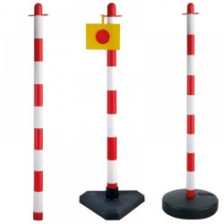 Сигнално разделително ПВЦ колче без основа Сигнално разделително ПВЦ колче без основа