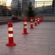 Сигнално гъвкаво колче 45 см. PU R