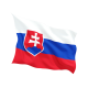 Знаме на Словакия за външни условия