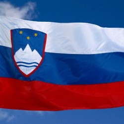 Знаме на Словения за външни условия