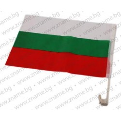 Знаме на България 30/50 см. със стойка за стъкло на автомобил