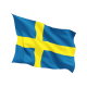 Знаме на Швеция за външни условия