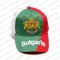 Трикольорна памучна шапка България с бродиран герб