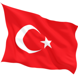 Знаме на Турция двустранна апликация