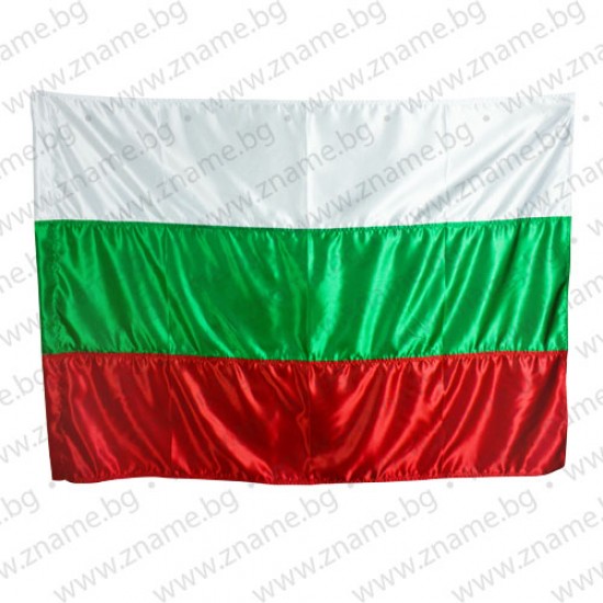 Луксозно сатенено знаме на България 90/150 см. Луксозно сатенено знаме на България 90/150 см.