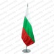 Луксозно интериорно знаме от сатен на България Луксозно интериорно знаме от сатен на България