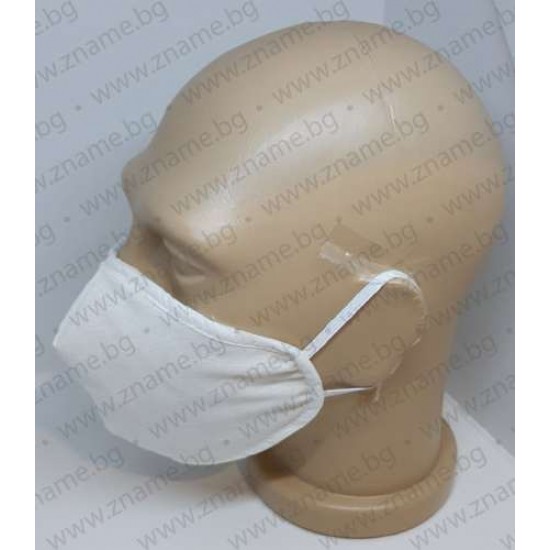 Четирислойна маска за лице с външен хидрофобиран слой за многократна употреба