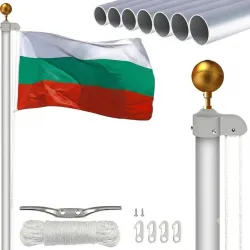 Сглобяем алуминиев пилон с декоративен връх топка