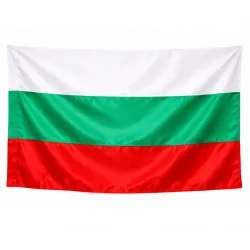 Луксозно интериорно знаме на България от сатен