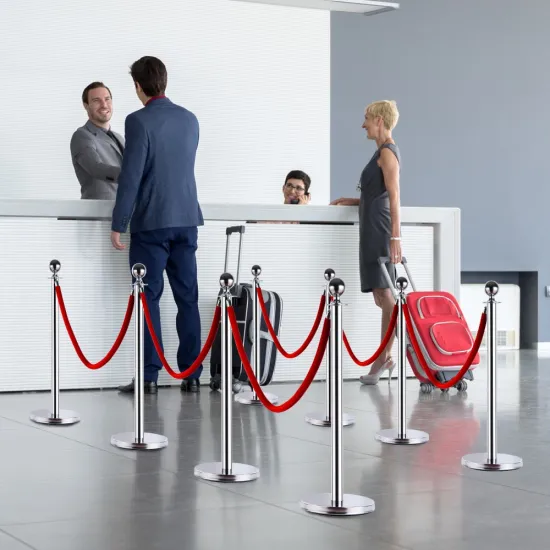 Сив ограничителен стопер с въже с цвят по избор