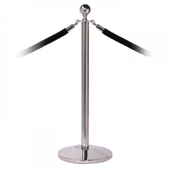 Сив ограничителен стопер с въже с цвят по избор