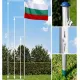 Бюджетен сглобяем алуминиев пилон със знаме на България 90/150 см.