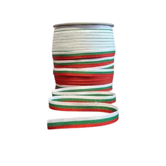 Трикольорна лента с ширина 1 см.