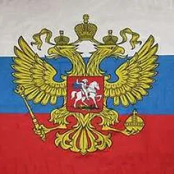 Знаме на Русия с герб за външни условия