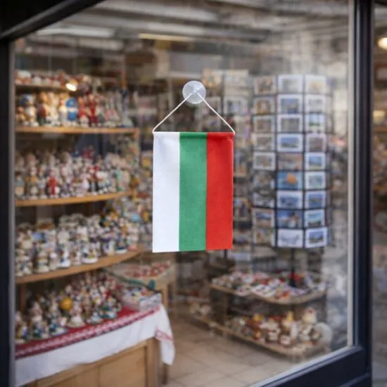 Знаме на България 10/14 см. за автомобил с вакуум 