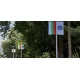 Стойка за стълб за две знамена